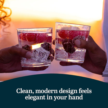 Libbey Preston Tumbler & Rocks Drinking Glasses Set of 16 | Clear All-Purpose Glassware Set with 8 Tall Tumblers (16 oz) & 8 Rocks Glasses (13 oz) | Wide-Rim Lead-Free Drinkware for Water, Juice, Cocktails & More